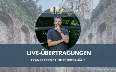 Live-Übertragung der Sitzungen