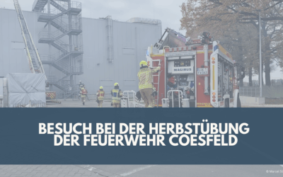 Besuch bei der Herbstübung der Feuerwehr Coesfeld