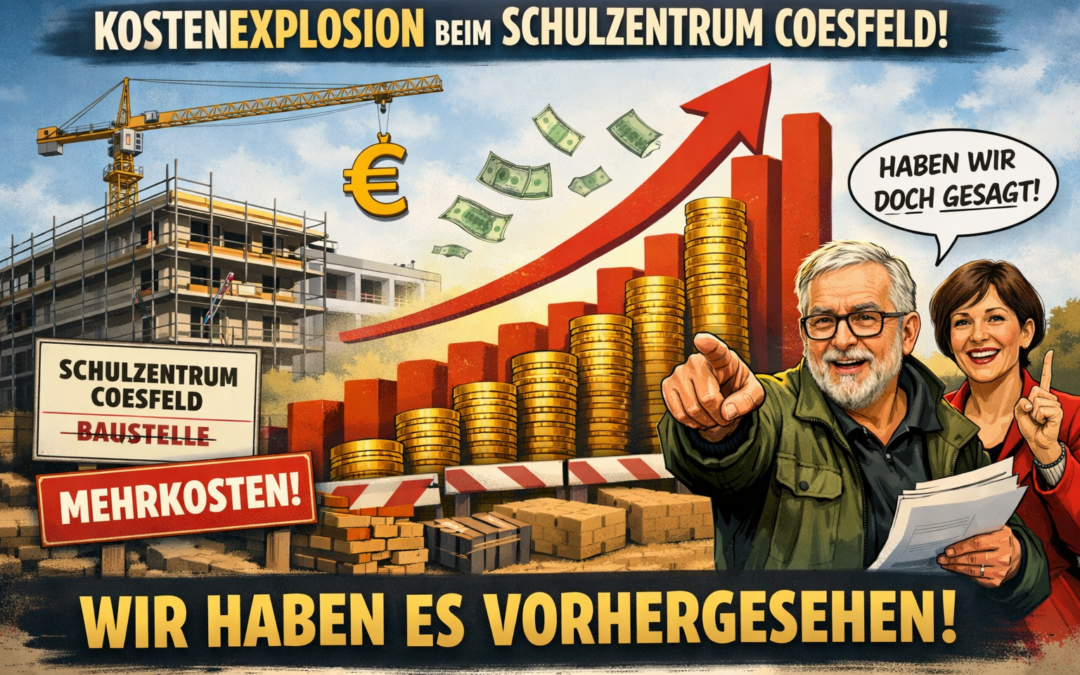 Schulzentrum – Kostensteigerung